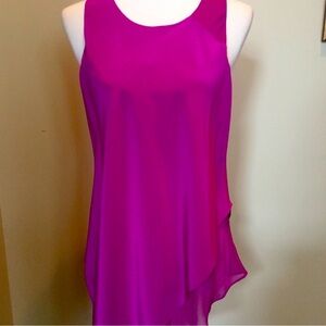 Katharine Kelly Violet Purple Silk Tank